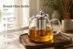 Vatavaran Borosilicate Glass Teapot with Infuser