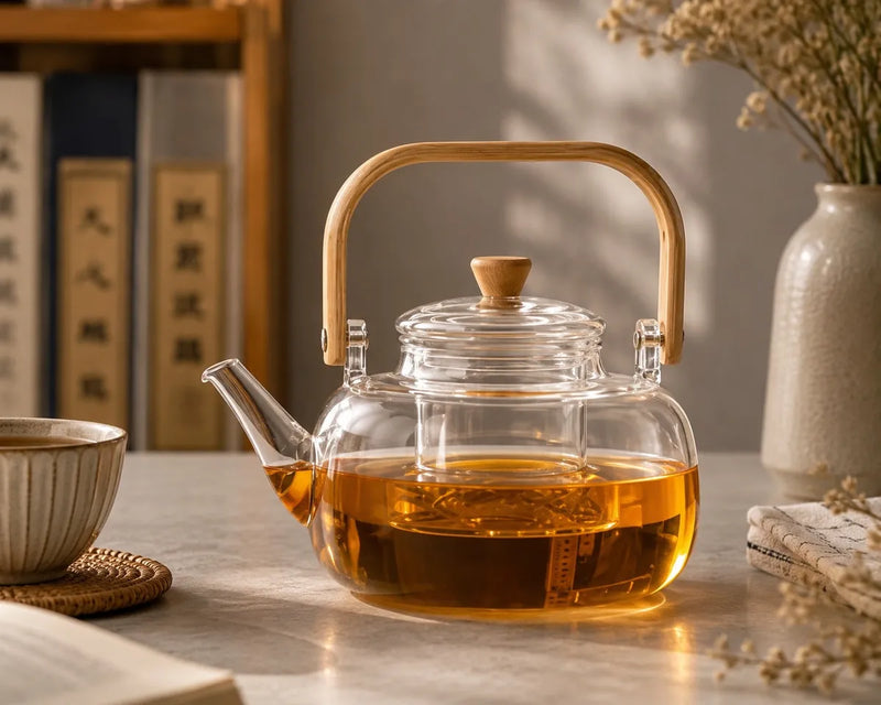 Vatavaran Wooden Handle Teapot