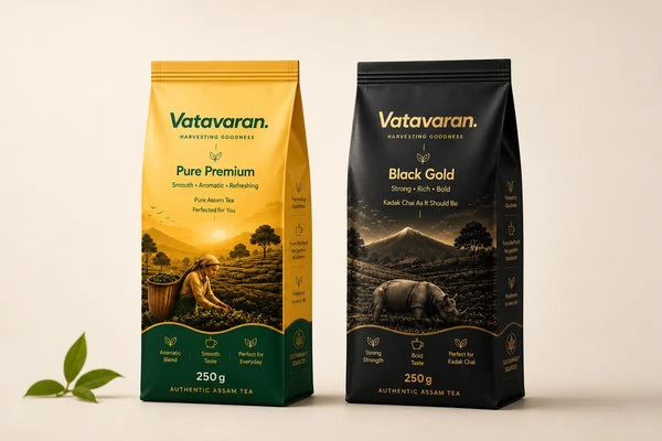 Pure Premium Assam Tea + Black Gold Assam Tea Combo | 250g × 2